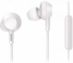 Philips TAE4105WT/00 Pure Bass Kablolu Mikrofonlu Kulak Içi Kulaklık Beyaz Thumbnail