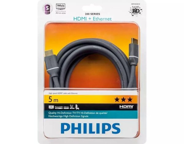 SWV4434S/10 5 m 4K Ultra HD 3D Ağ Destekli Altın Uçlu HDMI Kablo
