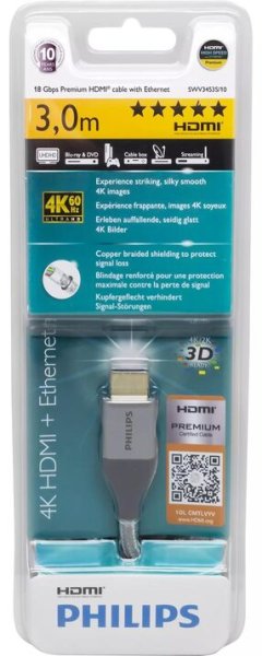 SWV3453S/10 4K Premium Smart 3M Hdmi Kablo