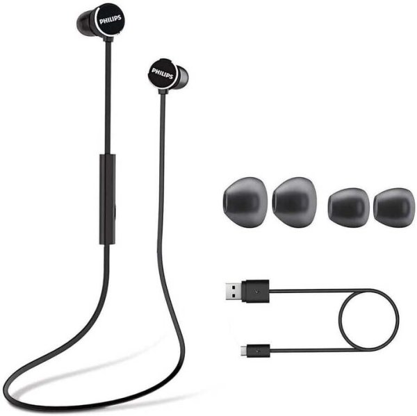 TAUN102BK/00 Kulakiçi Mikrofonlu Kablosuz Bluetooth Kulaklık Siyah